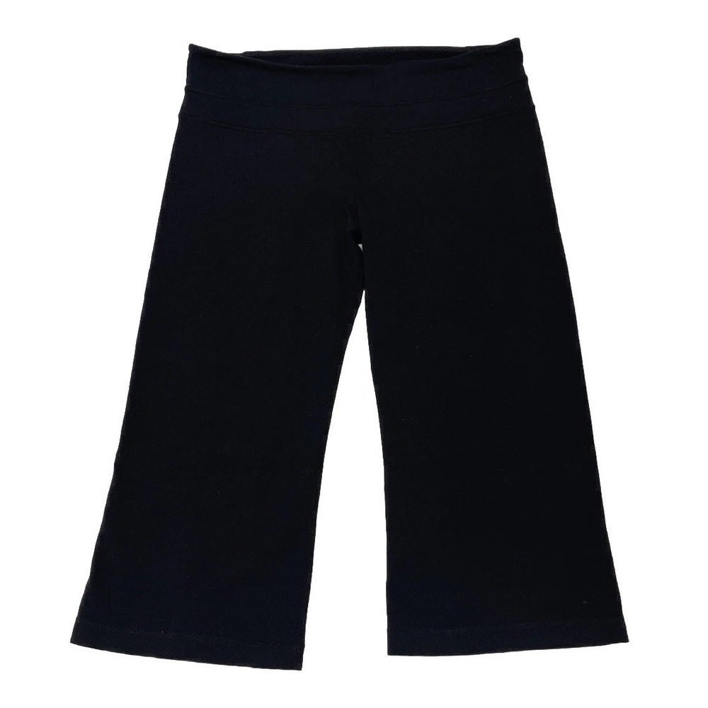 Lululemon Pants Black Stretch Capri Crop Gym‎ Yoga Workout Active Women's 10